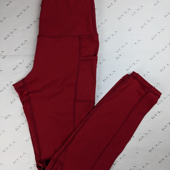 love fitness Pants - Red love fitness leggings.
